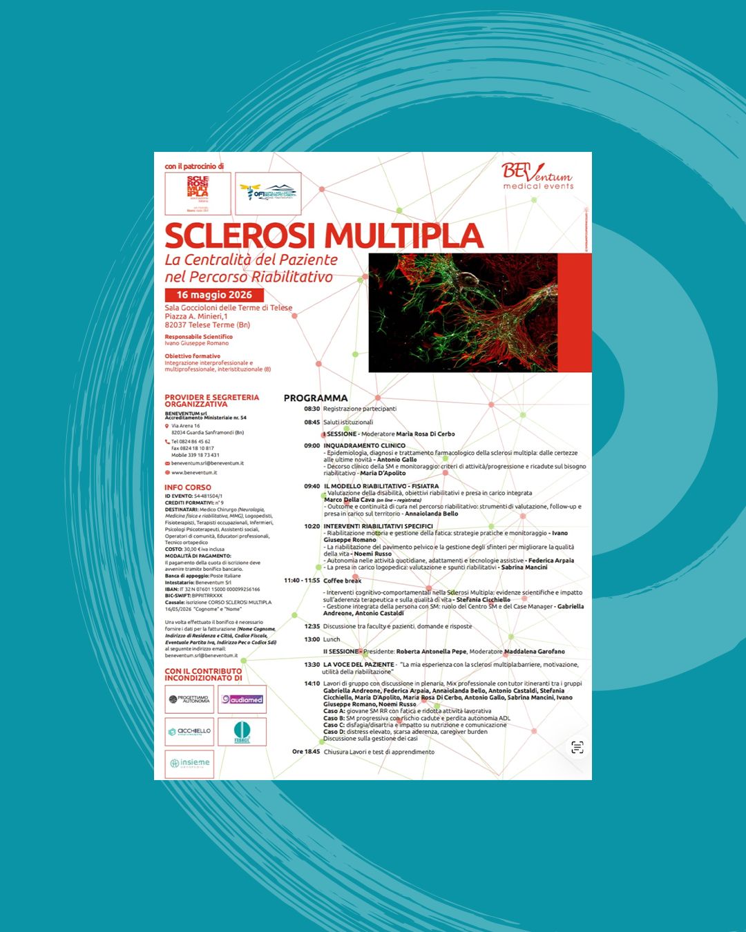 SCLEROSI MULTIPLALa Centralità del Paziente nel Percorso Riabilitativo