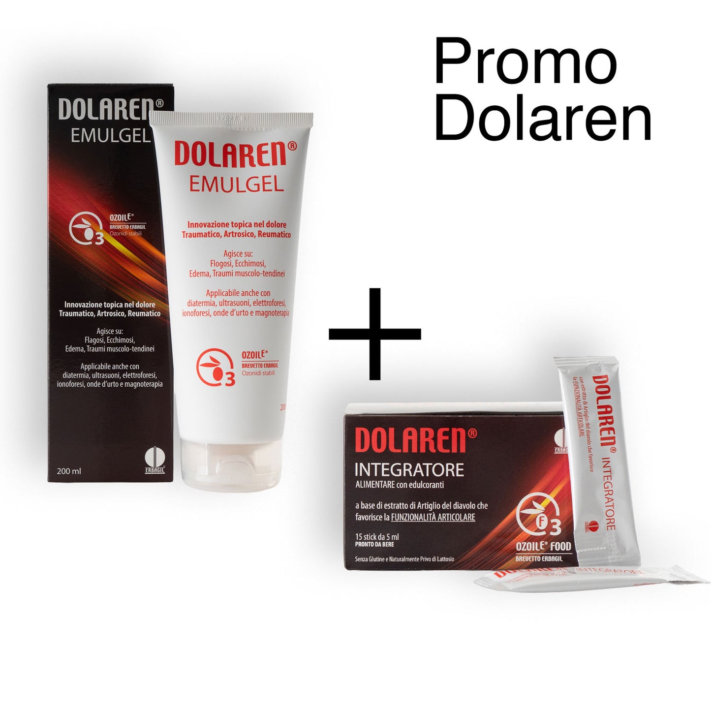 PROMO Dolaren Emulgel + Integratore